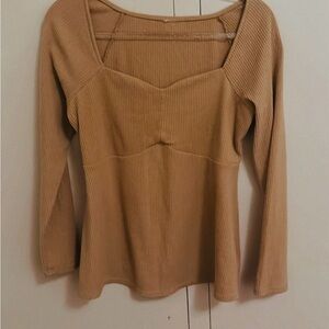 Maternity Soft Stretch Ribbed Knit Top